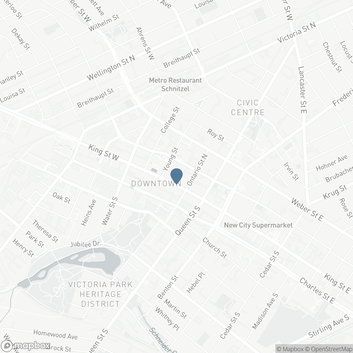 216 - 55 DUKE STREET W, Kitchener, Ontario N2H 0C9